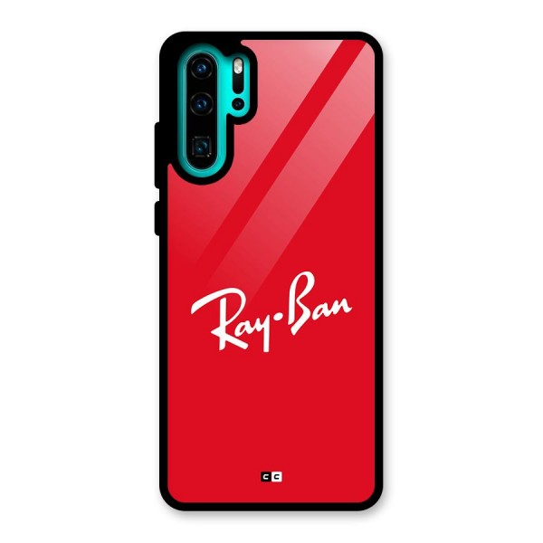 Luxury Red Glass Back Case for Huawei P30 Pro