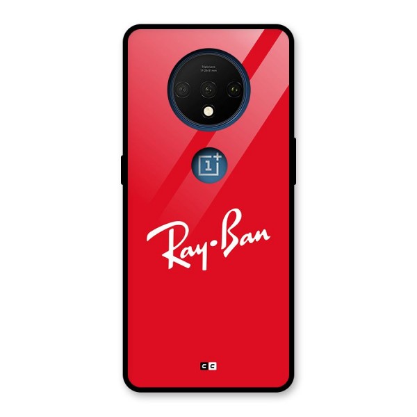 Luxury Red Glass Back Case for OnePlus 7T