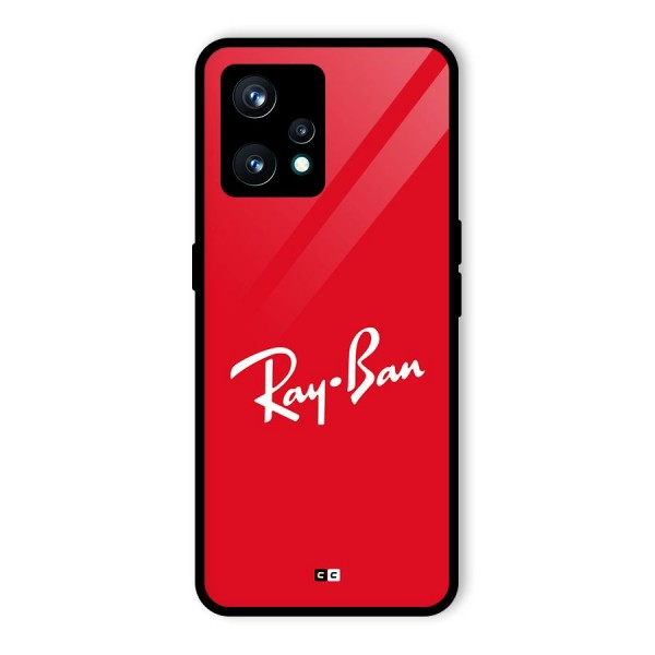 Luxury Red Glass Back Case for Realme 9 Pro Plus 5G