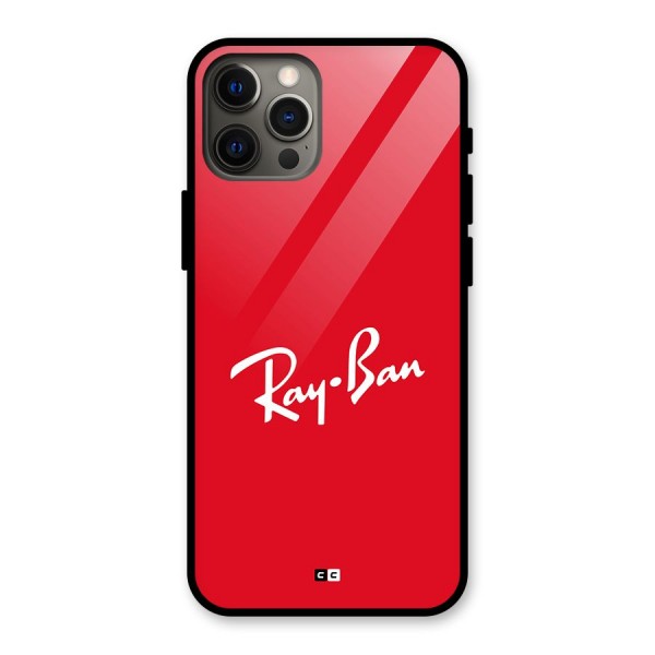 Luxury Red Glass Back Case for iPhone 12 Pro Max