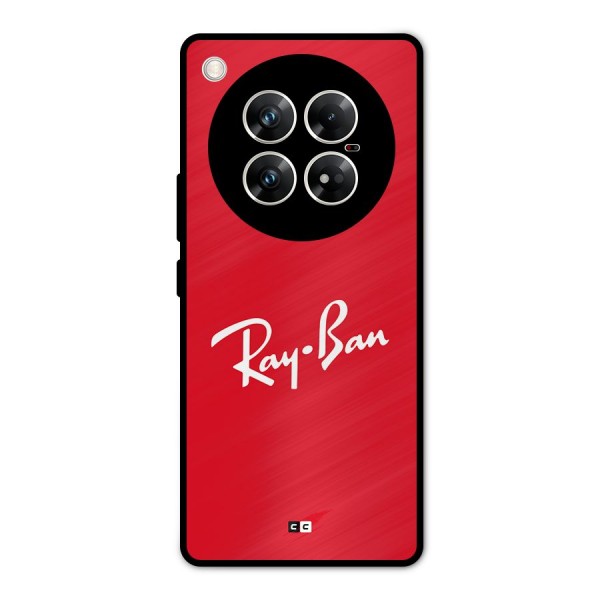 Luxury Red Metal Back Case for Infinix Zero 40 5G