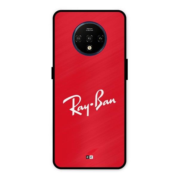 Luxury Red Metal Back Case for OnePlus 7T