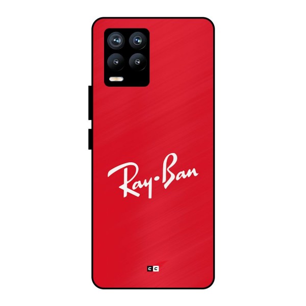 Luxury Red Metal Back Case for Realme 8 Pro