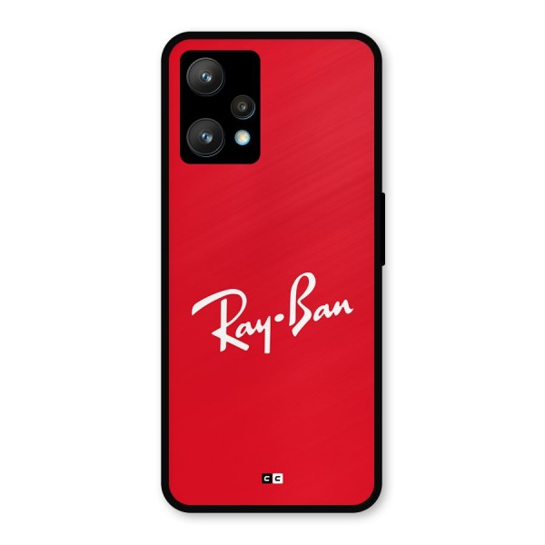 Luxury Red Metal Back Case for Realme 9 Pro Plus 5G