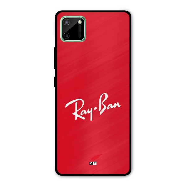 Luxury Red Metal Back Case for Realme C11