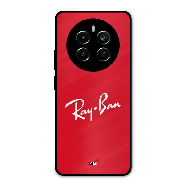 Luxury Red Metal Back Case for Realme Narzo 70 Pro