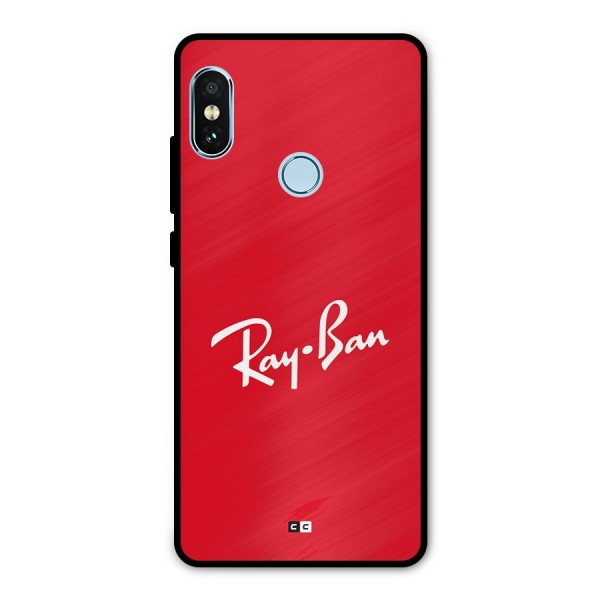 Luxury Red Metal Back Case for Redmi Note 5 Pro