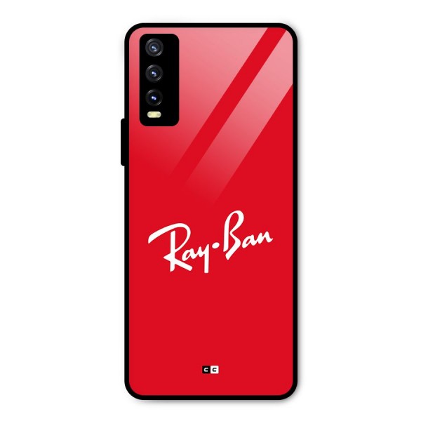 Luxury Red Metal Back Case for Vivo Y20i