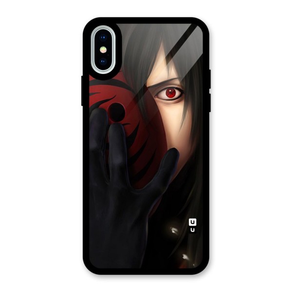 Madara Sharingan Glass Back Case for iPhone X