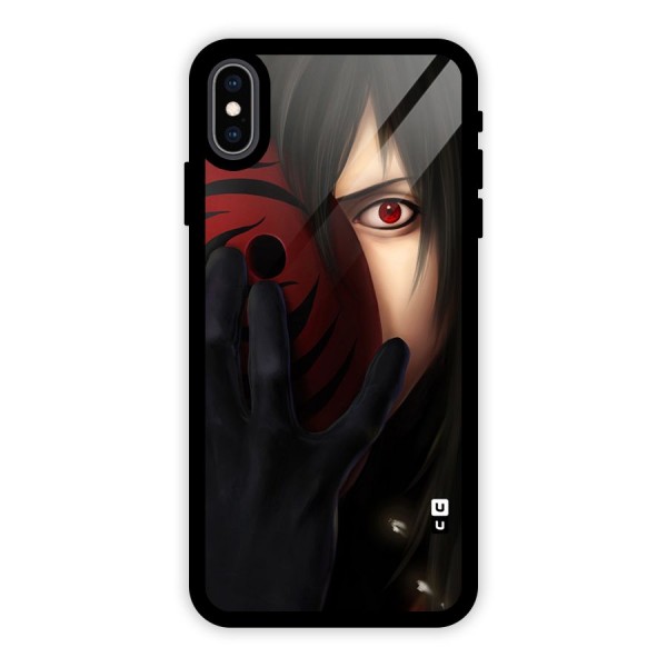 Madara Sharingan Glass Back Case for iPhone XS Max