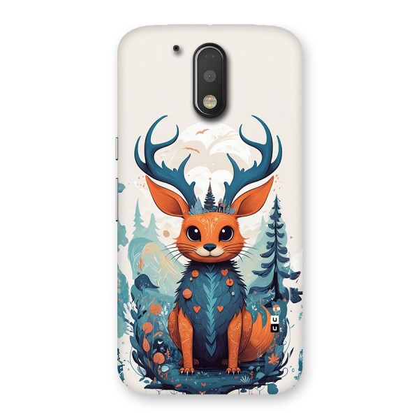 Magestic Animal Back Case for Moto G4 Plus