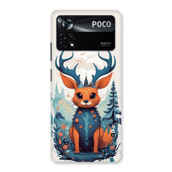 Magestic Animal Back Case for Poco X4 Pro 5G
