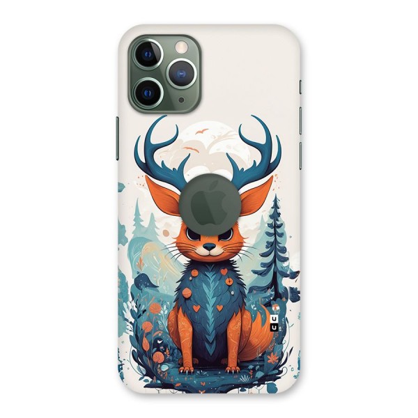Magestic Animal Back Case for iPhone 11 Pro Logo Cut