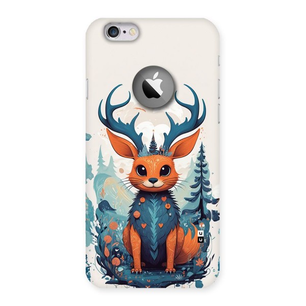 Magestic Animal Back Case for iPhone 6 Logo Cut