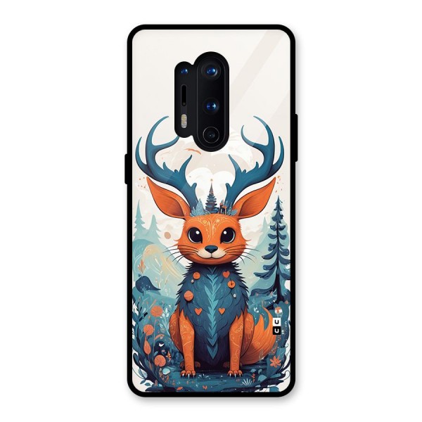 Magestic Animal Glass Back Case for OnePlus 8 Pro