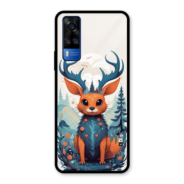 Magestic Animal Glass Back Case for Vivo Y51
