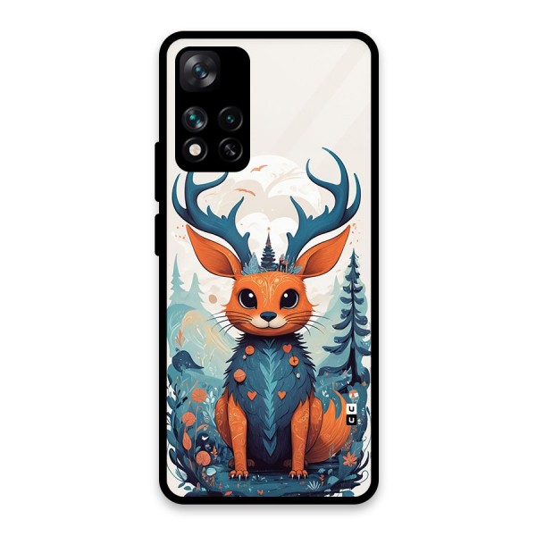 Magestic Animal Glass Back Case for Xiaomi 11i 5G