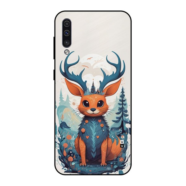 Magestic Animal Metal Back Case for Galaxy A30s