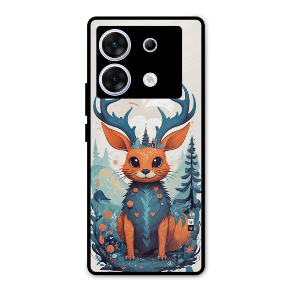 Magestic Animal Metal Back Case for Infinix Zero 30 5G