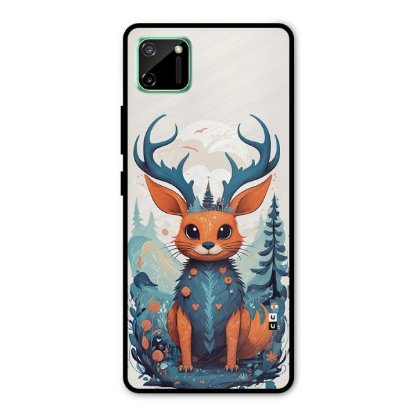 Magestic Animal Metal Back Case for Realme C11