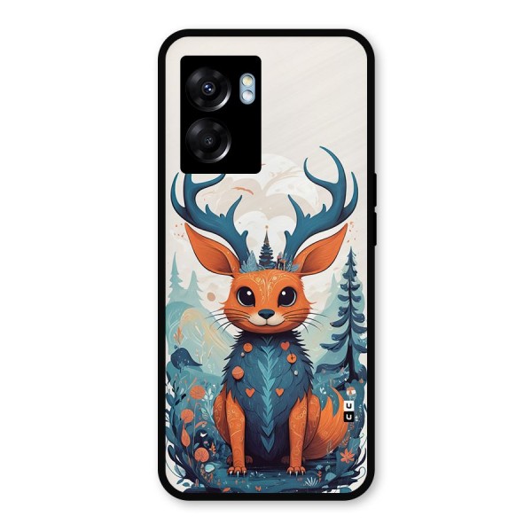 Magestic Animal Metal Back Case for Realme Narzo 50 5G