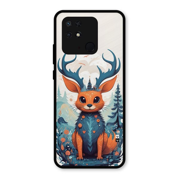Magestic Animal Metal Back Case for Redmi 10 Power