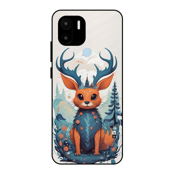 Magestic Animal Metal Back Case for Redmi A1 Plus