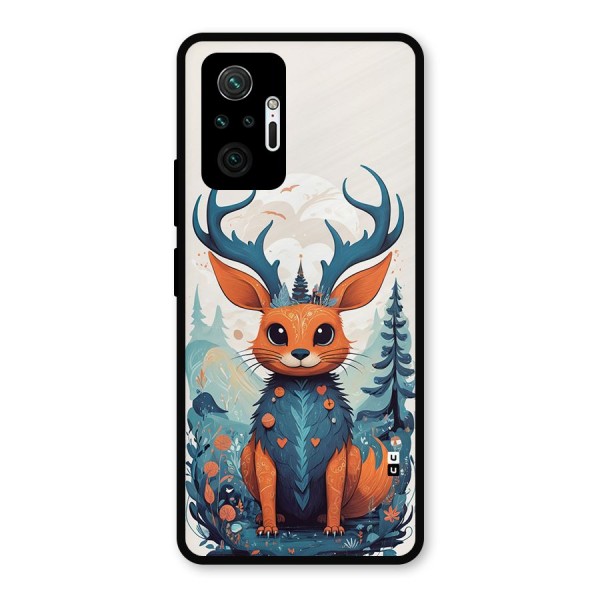 Magestic Animal Metal Back Case for Redmi Note 10 Pro Max