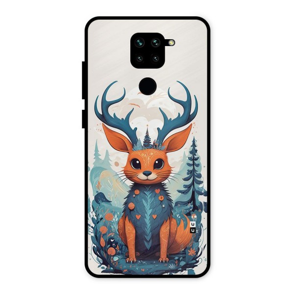 Magestic Animal Metal Back Case for Redmi Note 9