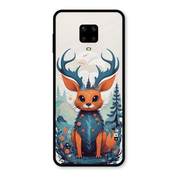 Magestic Animal Metal Back Case for Redmi Note 9 Pro Max
