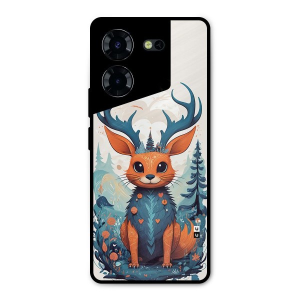 Magestic Animal Metal Back Case for Tecno Pova 5 Pro 5G