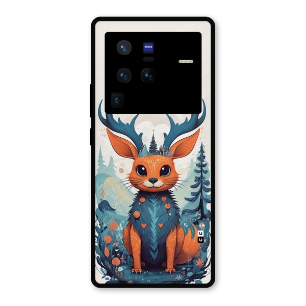 Magestic Animal Metal Back Case for Vivo X80 Pro