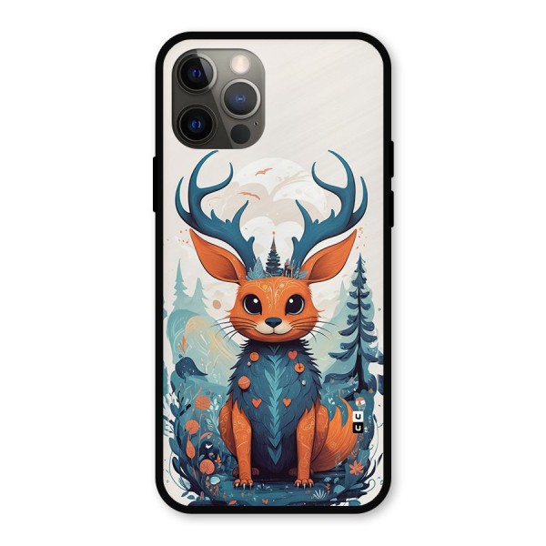 Magestic Animal Metal Back Case for iPhone 12 Pro
