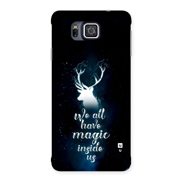 Magic Inside Back Case for Galaxy Alpha