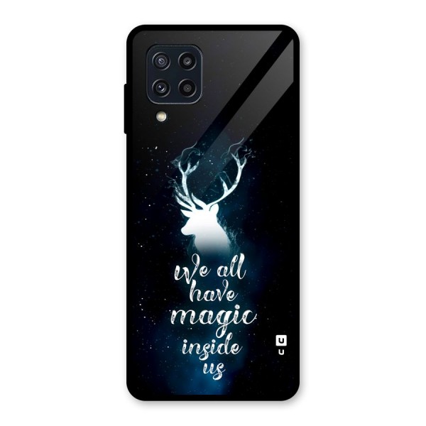 Magic Inside Glass Back Case for Galaxy M32