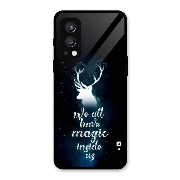 Magic Inside Glass Back Case for OnePlus Nord 2 5G