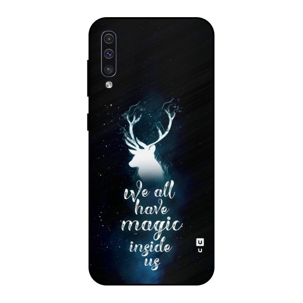 Magic Inside Metal Back Case for Galaxy A30s