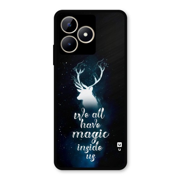 Magic Inside Metal Back Case for Realme C53