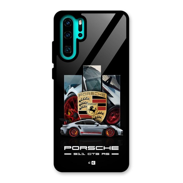Magnificent Supercar Glass Back Case for Huawei P30 Pro