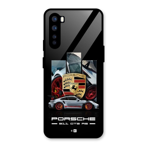 Magnificent Supercar Glass Back Case for OnePlus Nord