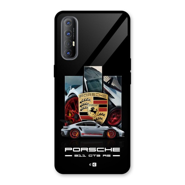 Magnificent Supercar Glass Back Case for Oppo Reno3 Pro