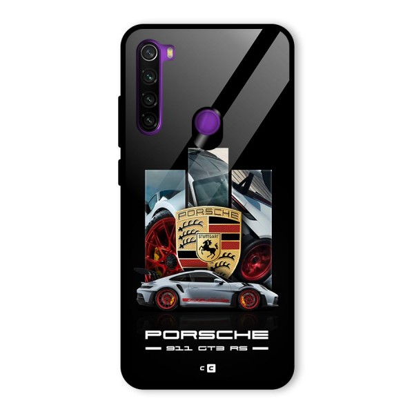 Magnificent Supercar Glass Back Case for Redmi Note 8