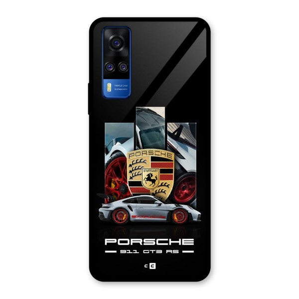 Magnificent Supercar Glass Back Case for Vivo Y51A