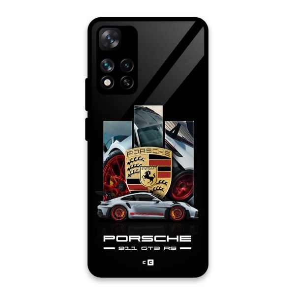 Magnificent Supercar Glass Back Case for Xiaomi 11i 5G