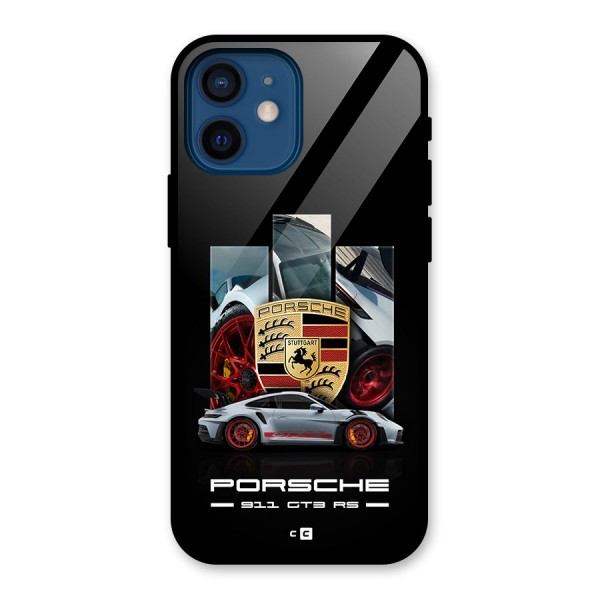 Magnificent Supercar Glass Back Case for iPhone 12 Mini