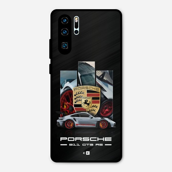 Magnificent Supercar Metal Back Case for Huawei P30 Pro