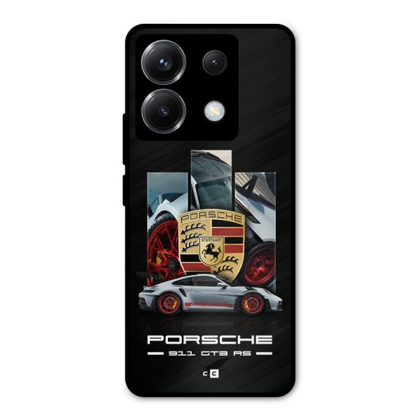 Magnificent Supercar Metal Back Case for Poco X6