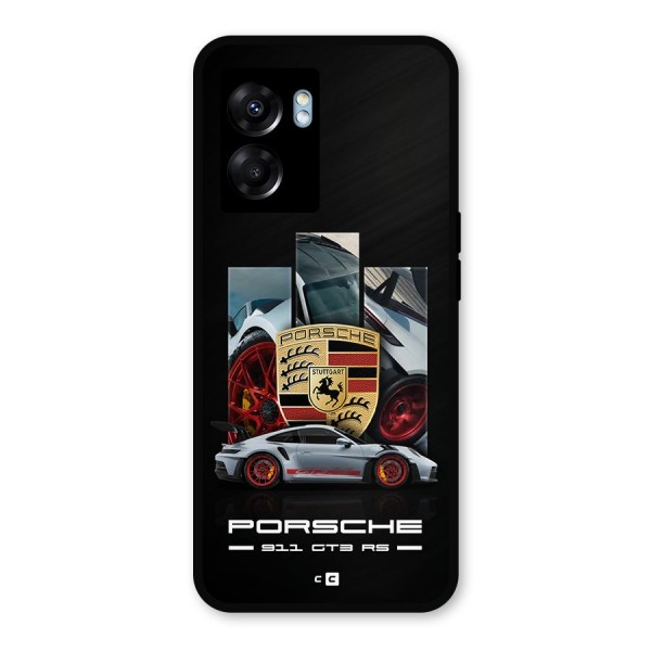 Magnificent Supercar Metal Back Case for Realme Narzo 50 5G