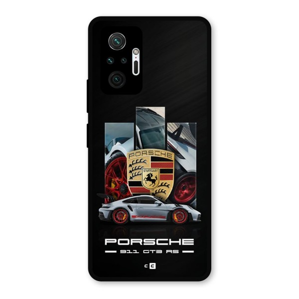 Magnificent Supercar Metal Back Case for Redmi Note 10 Pro