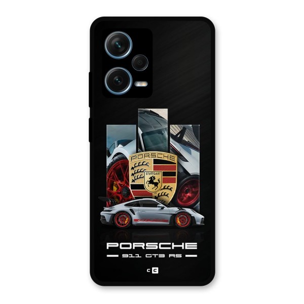 Magnificent Supercar Metal Back Case for Redmi Note 12 Pro Plus 5G